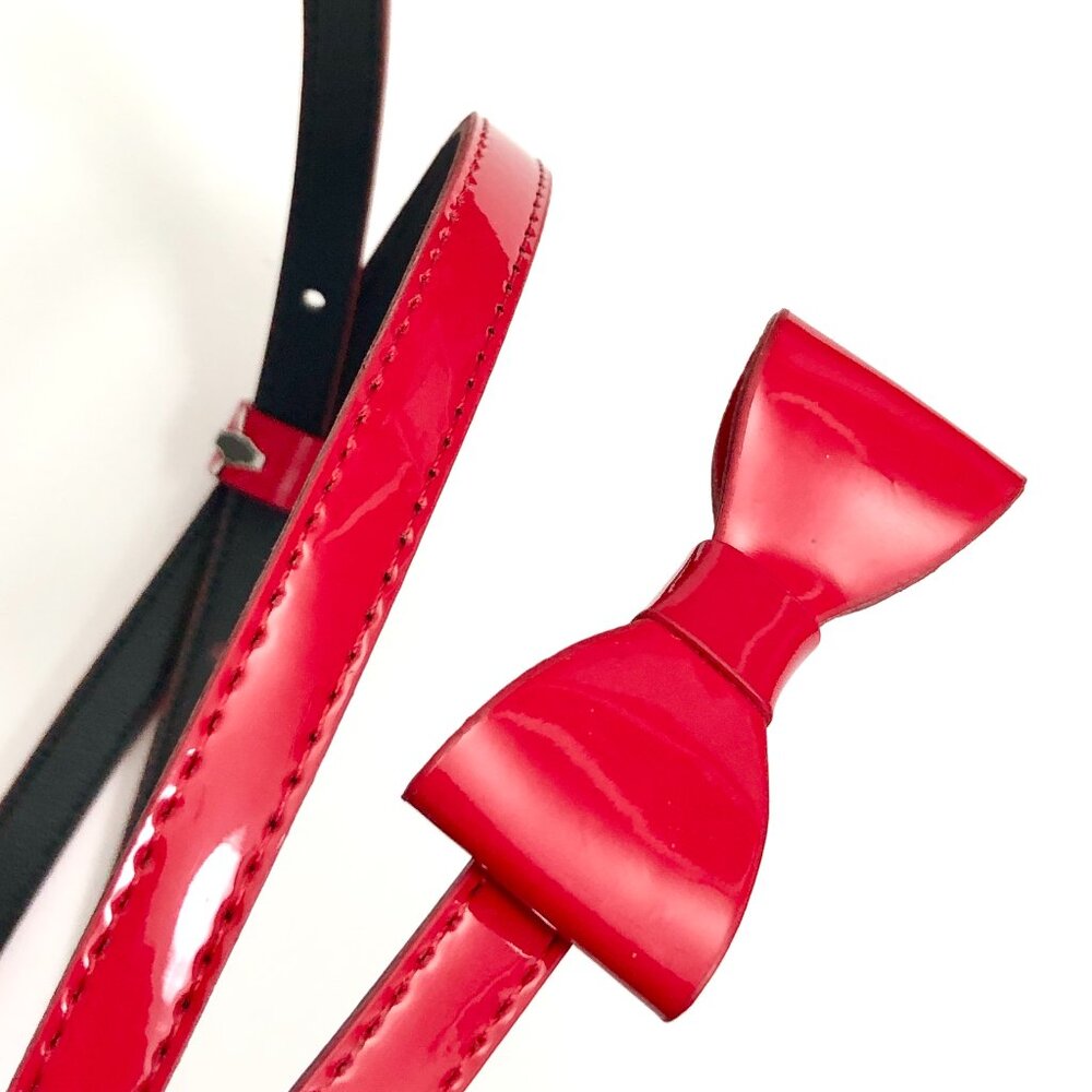 Red Bow Waist Belt